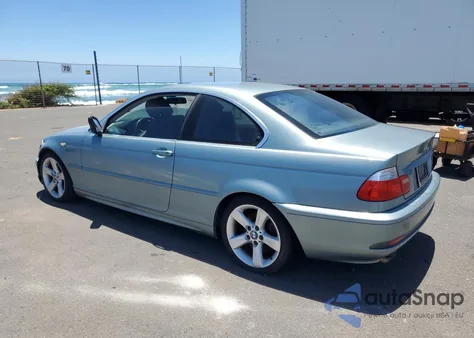 2004 BMW 325 Ci from USA, damaged, VIN WBABD33454PL00351